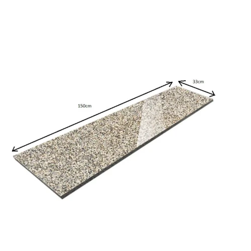 Parapet / Stopnica granitowa beż polerowana G682 150x33x2 cm – zdjęcie 2