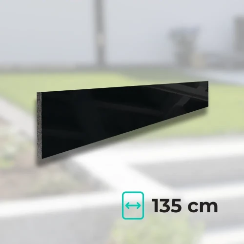 Podstopnica bazaltowa G690 Bazalt Black 135x15x2 cm - polerowany czarny bazalt