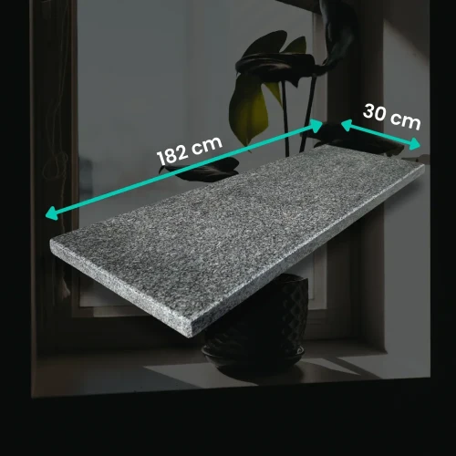 Parapet granitowy polerowany Oxford 182x30x2 cm - trwalosc i elegancja