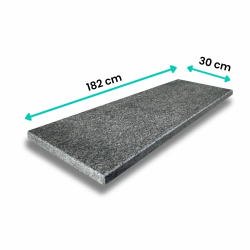 Parapet granitowy polerowany Oxford 182x30x2 cm – zdjęcie 2