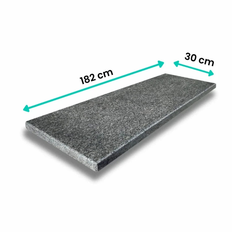 Parapet granitowy polerowany Oxford 182x30x2 cm – zdjęcie 2