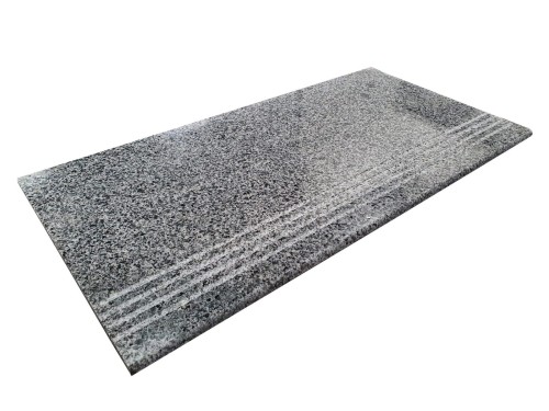 Płytka schodowa ryflowana granitowa G654 NEW poler 30,5x61x1 – zdjęcie 2