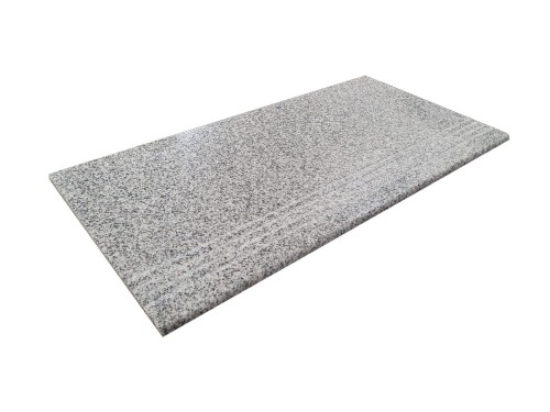 Płytka schodowa ryflowana granitowa G603 poler 30,5x61x1 – zdjęcie 2
