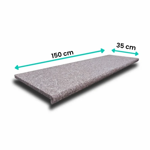 Schodek Granitowy G664 150x35x2 stopnica płomień Bullnose – zdjęcie 2