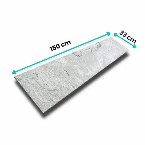 Stopnica - Stopień granitowy Juparana płomieniowany 150x33x2 cm – zdjęcie 2