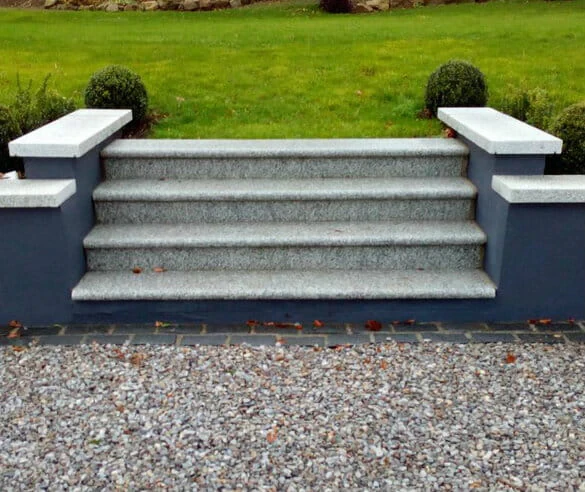 Schodek Granitowy płomieniowany G603 100x35x2 stopnica Bullnose | Obrzeże basenowe – zdjęcie 5