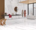 Tiles płytka gresowa Marble Albatros Carving 120x60x0,9 cm biały