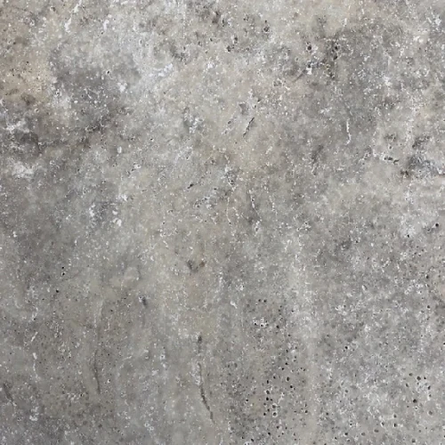Płytki Trawertyn Tiles Silver Ash Antyczny 40,6x61 cm – Bębnowane szare