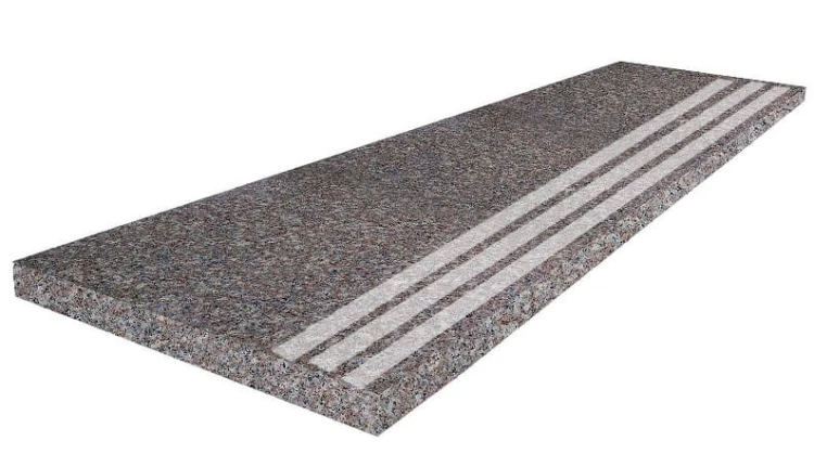 Stopnica granitowa polerowana z antypoślizgiem G664 100x35x2 cm – zdjęcie 2