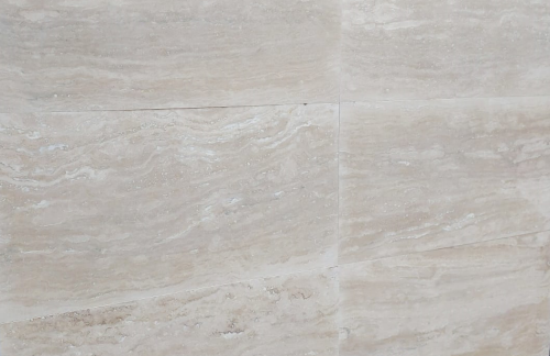 Tiles płytki trawertyn Bianco Classic Vein Cut Filled&amp;Honed 61x30,5x1,2 cm beżowy