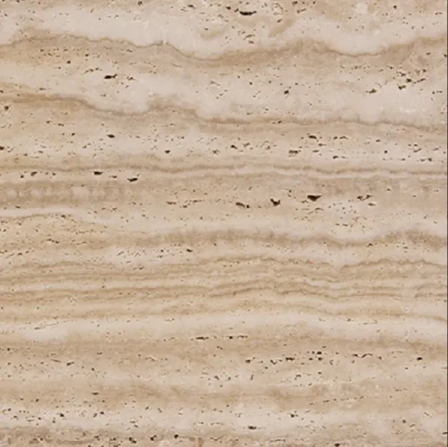 Tiles płytka trawertyn Bianco Classic Vein Cut Brushed 61x30,5x1,2 cm beżowy