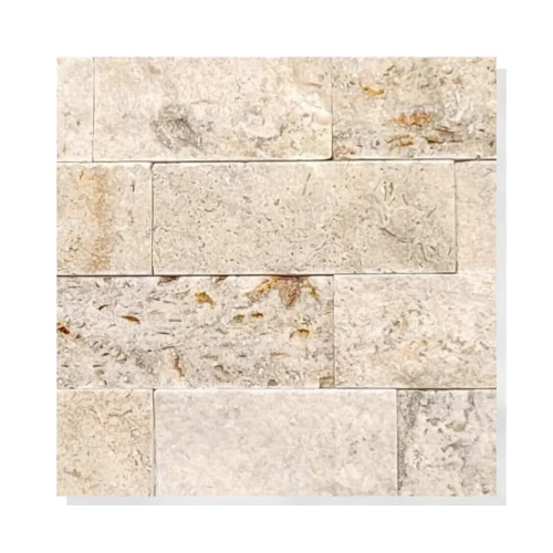 Kamień Elewacyjny Trawertyn Tiles Classic Mix 15x61 cm – beżowy