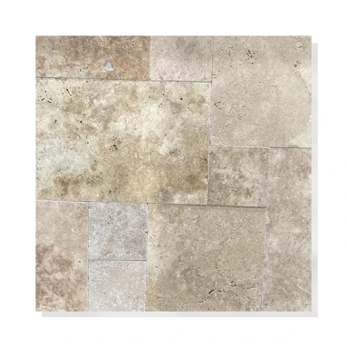 Płytki Trawertyn Tiles Rustic Classic Mix 40,6x61 cm – Bębnowane brązowe