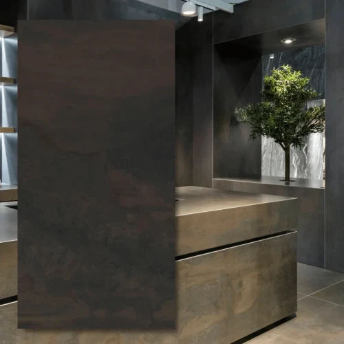 Spiek Kwarcowy Neolith Sofia Cuprum 12mm 160x320cm - metaliczny blask w formacie wielkoformatowym