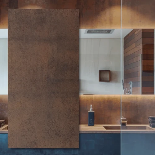 Spiek kwarcowy Neolith Iron Corten 12 mm 160x320 cm - rdzawa surowość w formacie XXL