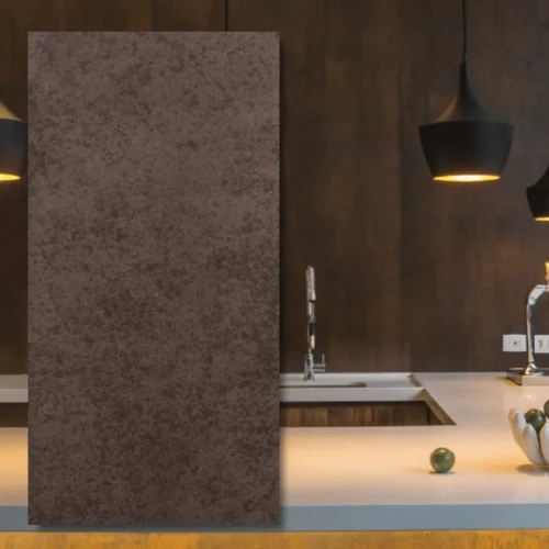 Spiek kwarcowy Neolith Iron Copper 12 mm 160x320 cm - miedziany odcień w satynowej fakturze
