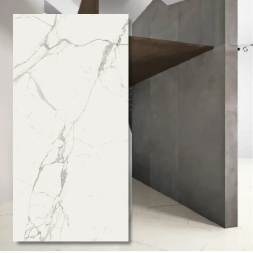Spiek kwarcowy Marazzi Statuario Matt Puro 12mm 324x162 cm - antybakteryjny blat o wyglądzie marmuru
