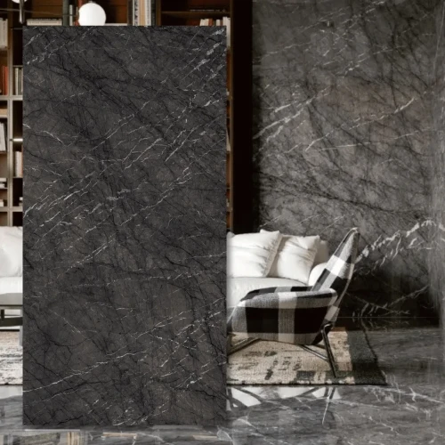 Spiek kwarcowy The Top Marazzi Grigio Carnico Matt 162x324 cm o grubości 12 mm