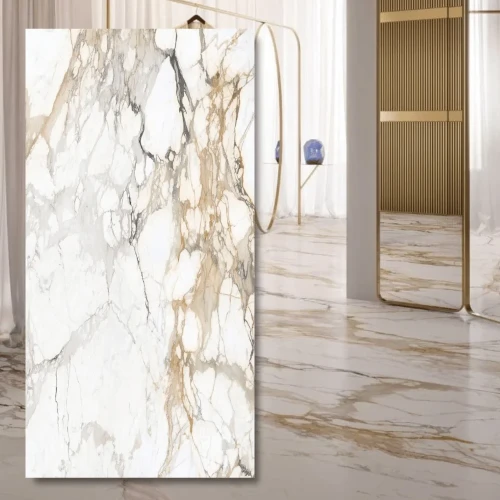Spiek kwarcowy The Top Marazzi Calacatta Vena Vecchia Matt 12 mm - 324x162 cm