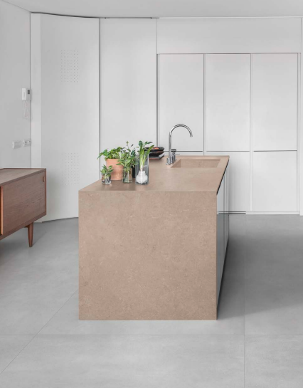 Spiek kwarcowy 12mm The Top Marazzi Limestone Sand 162x324 cm – zdjęcie 4