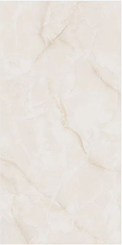 Tiles płytka gresowa Agatha Onyx Ivory Sat 120x60x0,9 cm beżowy