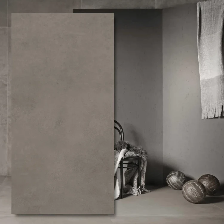 Spiek kwarcowy Grande Marazzi Crete 320x160x0,6 cm - efekt cementu w wielkim formacie
