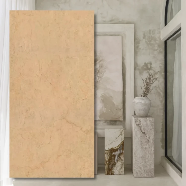 Spiek kwarcowy Crema Marfil Lux 324x162 cm o grubości 1,2 cm