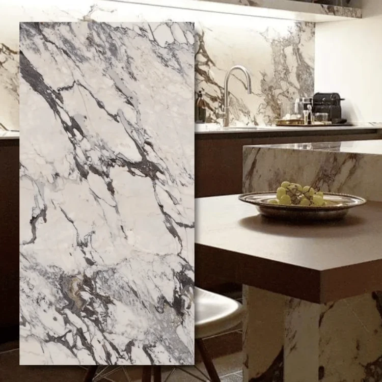 Spiek kwarcowy The Top Marazzi Capraia Lux 324x162x1,2 cm - polerowany