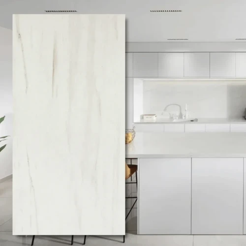 Spiek 12mm Bianco Dolomite polerowany 324x162 cm - płyta marmurowa Atlas Plan