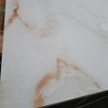Tiles płytka gresowa Marble Ice Gold Polerowany 120x60x0,9 cm biało-zółty