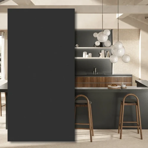 Spiek kwarcowy Black Lava Leathered 324x162x2 cm Atlas Plan