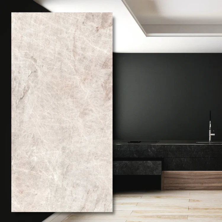Spiek kwarcowy Marble Look Taj Mahal Lux 324x162 cm - elegancja inspirowana marmurem