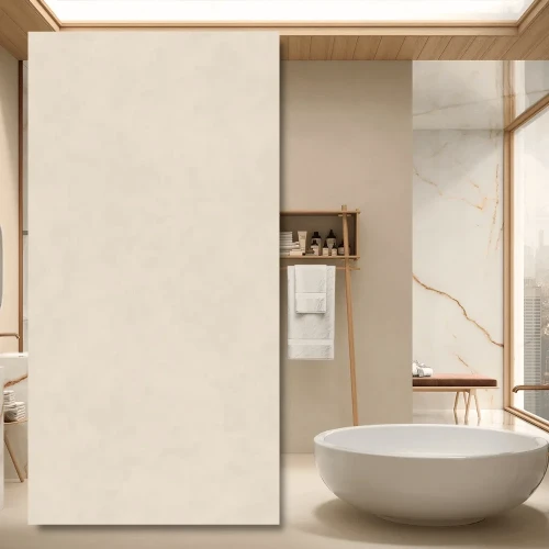 Spiek kwarcowy Boost Natural Kaolin 278x120x0,6 cm - jasny beż w stylu betonu