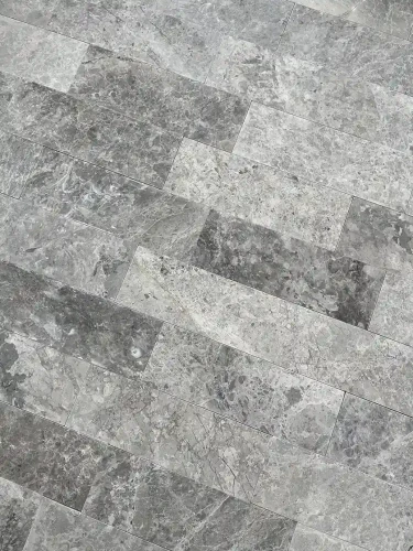 Tiles Płytka marmurowa Tundra Grey 10x30x1 cm szary