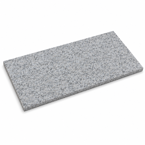 Płytka granitowa Tiles G602 Bianco Sardo Płomieniowana 120x60x2 cm jasnoszara – zdjęcie 2