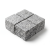 Kostka granitowa Tiles G602 Płomieniowana łupana 10x10x8 cm jasnoszary – zdjęcie 2