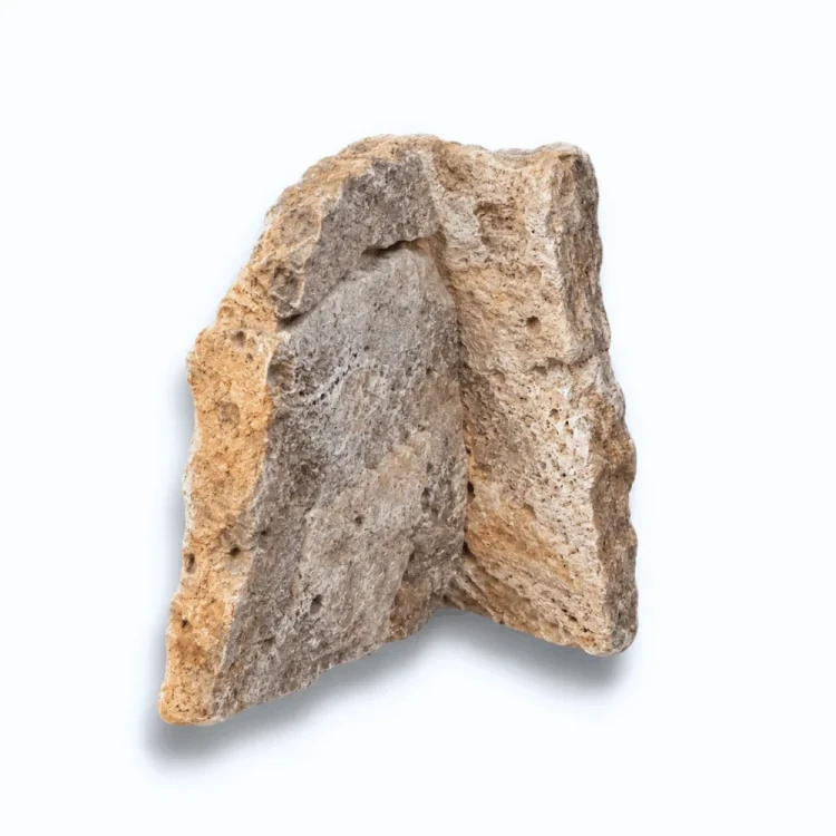 Narożnik kamienny trawertynowy Silver Crazy Wall Rockface naturalny szary - estetyczne wykończenie naroży