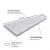 Stopnica granitowa płomieniowana Tiles G602 z 2 krawędziami polerowanymi 135x33x2 cm jasnoszary – zdjęcie 2