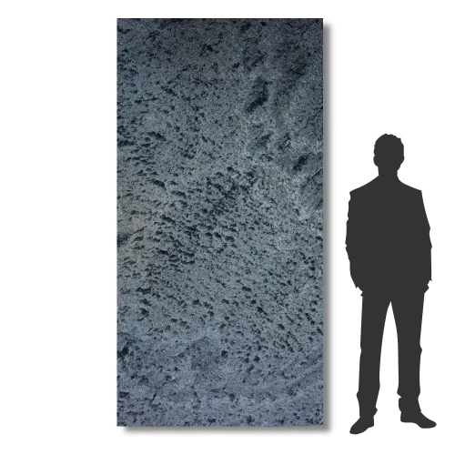 Fornir Kamienny Tiles Silver Galaxy XXL 122x280 cm – Arkusz Wielkoformatowy Szary / Srebrny