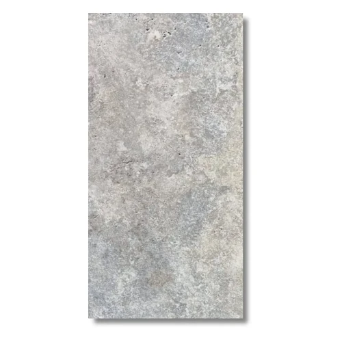 Płytka Trawertynowa Tiles Silver Greige 15,3x30,5x3 cm – Bębnowana szara