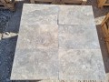 Tiles płytka trawertyn Silver Greige Antykowany 15,3x30,5x3 szary