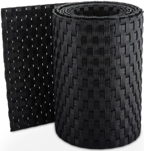 Taśma Ogrodzeniowa Technorattanowa RattanArt 19x255 cm Czarny RD04 Pasek