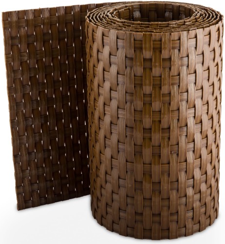 Taśma Ogrodzeniowa Technorattanowa RattanArt 19x255 cm Miodowy Brąz RD13 Pasek