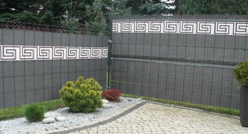 Taśma Ogrodzeniowa Materiałowa RattanArt 19.3x4800 cm Szary RJ01 Rolka 48m