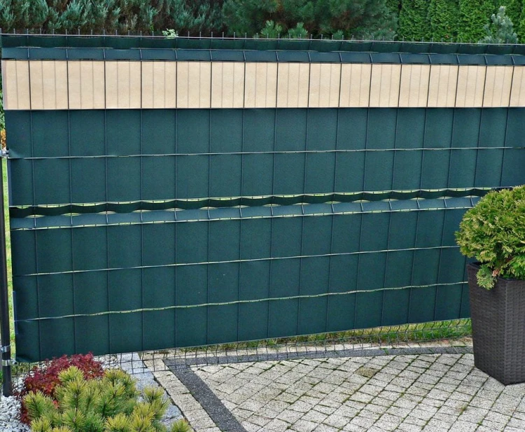 Taśma Ogrodzeniowa Materiałowa RattanArt 19.3x4800 cm Zielony RJ03 Rolka 48m