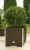 Donica Technorattanowa RattanArt 46x46x46 cm Zielona RD12 Bez Ocieplenia