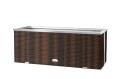 Donica Technorattanowa RattanArt 108x39x43 cm Słomkowa RD08 Bez Ocieplenia