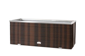 Donica Technorattanowa RattanArt 108x39x43 cm Słomkowa RD08 Bez Ocieplenia