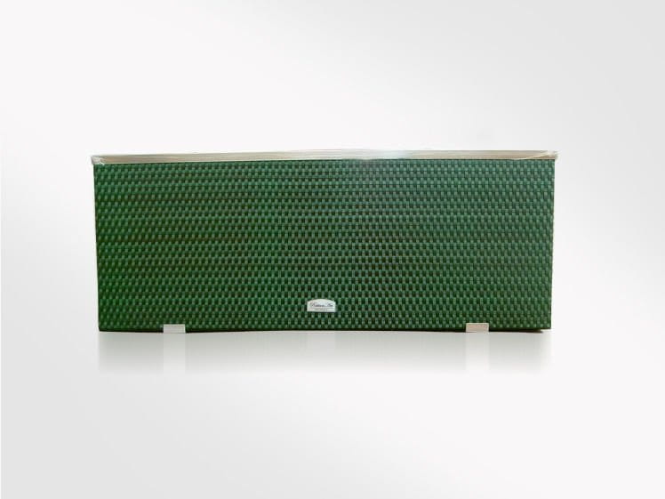 Donica Technorattanowa RattanArt 108x39x43 cm Zielona RD12 Bez Ocieplenia