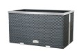 Donica Technorattanowa RattanArt 70x38x40 cm Antracyt RD03 Bez Ocieplenia